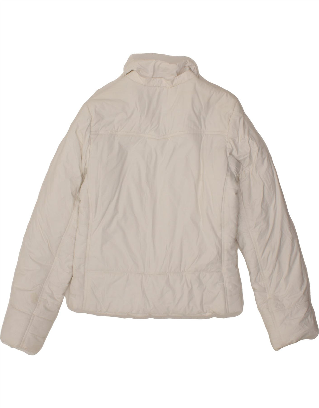 CHAMPION Womens Padded Jacket UK 16 Large White Polyester Vintage Champion and Second-Hand Champion from Messina Hembry 