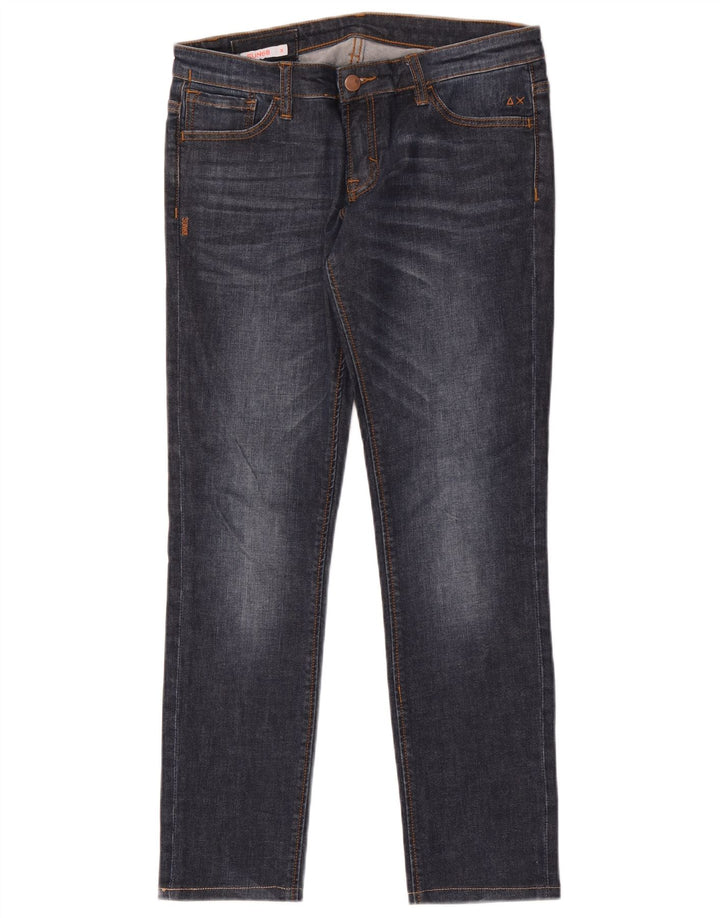 Sun68 Γυναικείο Slim Jeans W28 L28 Navy Blue Cotton