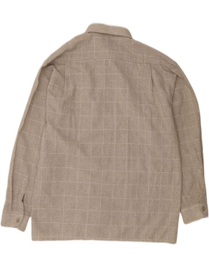 Ανδρικό πουκάμισο VINTAGE 2XL Beige Check