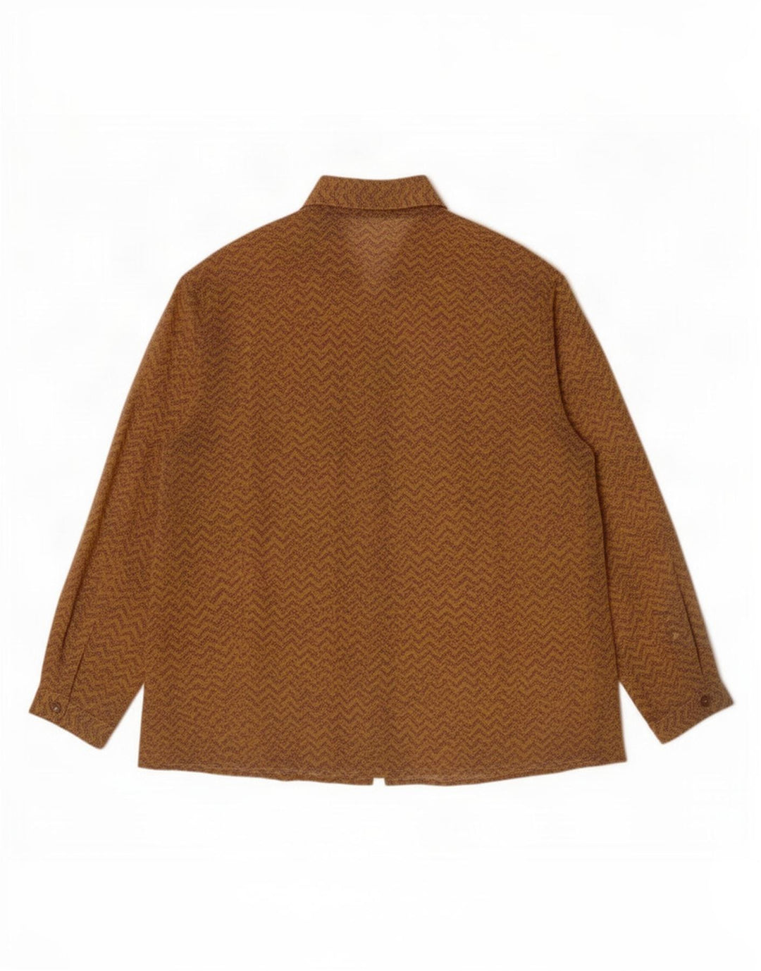 Barth Womens See Through Μπλούζα IT 48 XL Κίτρινο γεωμετρικό πολυεστέρα
