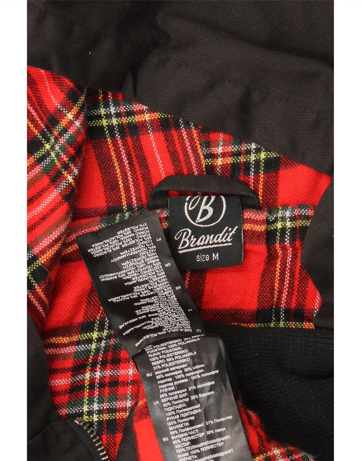 BRANDIT Ανδρικό μπουφάν με κουκούλα Bomber UK 38 Medium Black Polyester