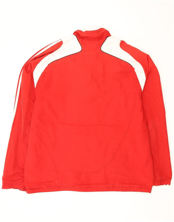 Ανδρικό μπουφάν ADIDAS Rain UK 48/50 XL Κόκκινο πολυεστέρας