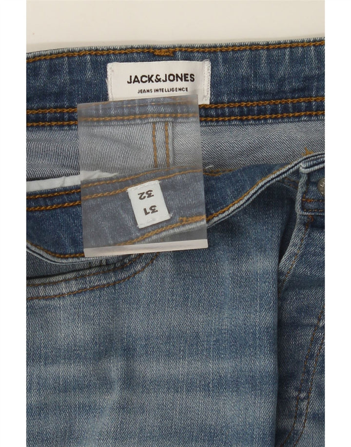 JACK & JONES Ανδρικό τζιν ίσιο W31 L32 Μπλε βαμβακερό