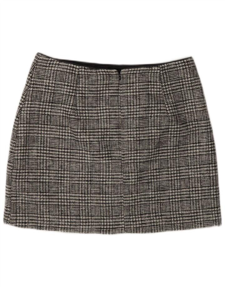 Γυναικεία μίνι φούστα Oasis UK 14 Large W32 Grey Houndstooth