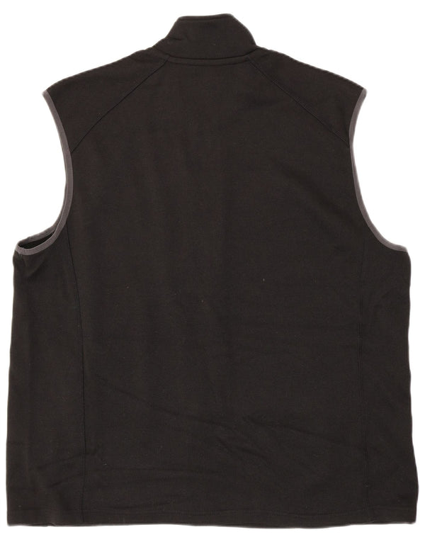 EDDIE BAUER Ανδρική αμάνικη αθλητική φόρμα Top Jacket XL Μαύρο πολυεστέρα