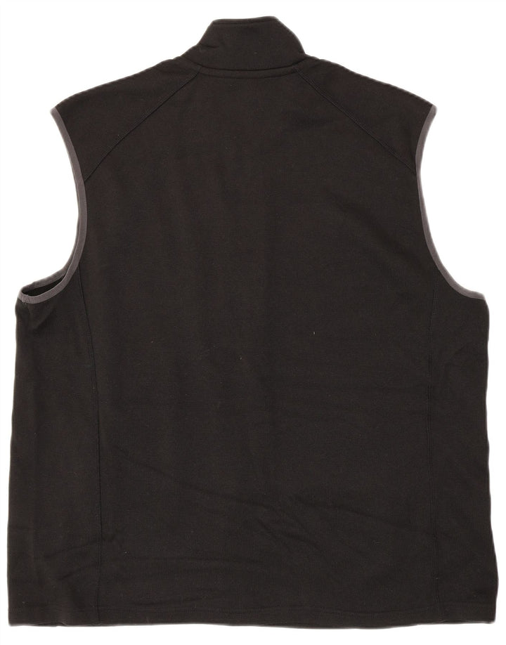 EDDIE BAUER Ανδρική αμάνικη αθλητική φόρμα Top Jacket XL Μαύρο πολυεστέρα