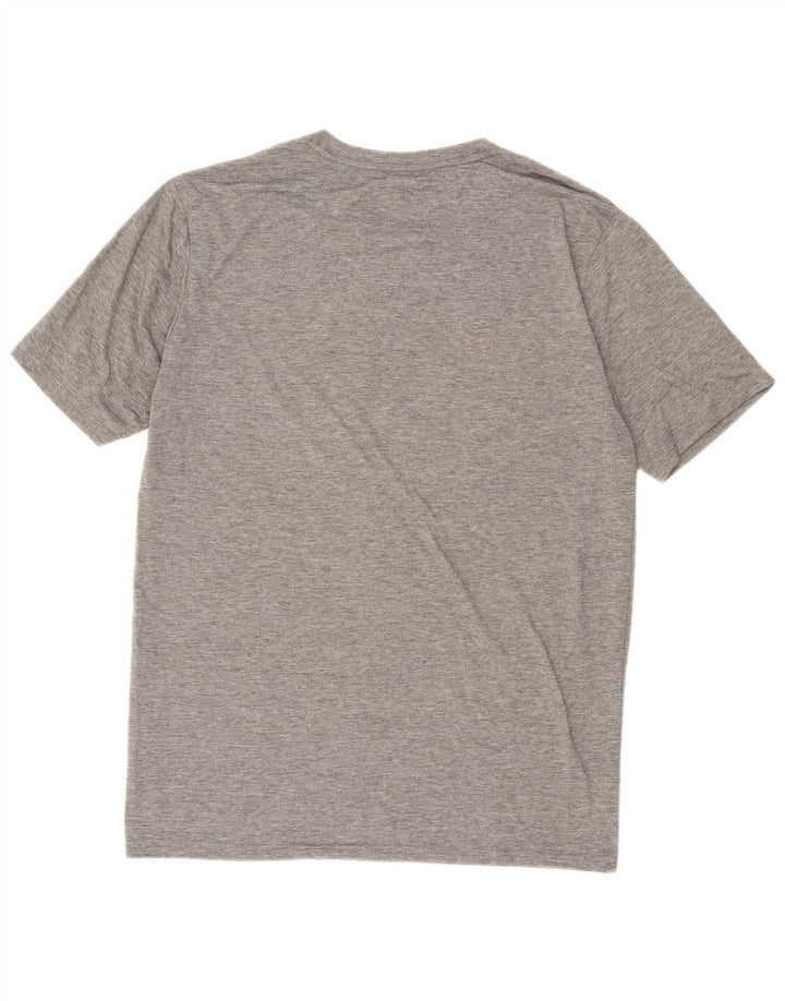 Ανδρικό μπλουζάκι με γραφικό κανονική εφαρμογή Oakley Top Large Grey