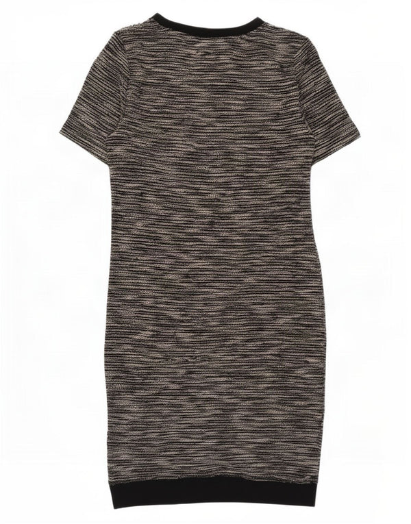 Γυναικείο φόρεμα με θήκη Marks & Spencer UK 8 Small Beige Flecked Polyester