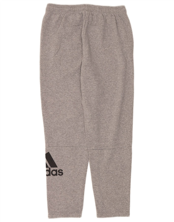 Ανδρική αθλητική φόρμα Adidas Graphic Παντελόνι μεγάλο γκρι βαμβακερό
