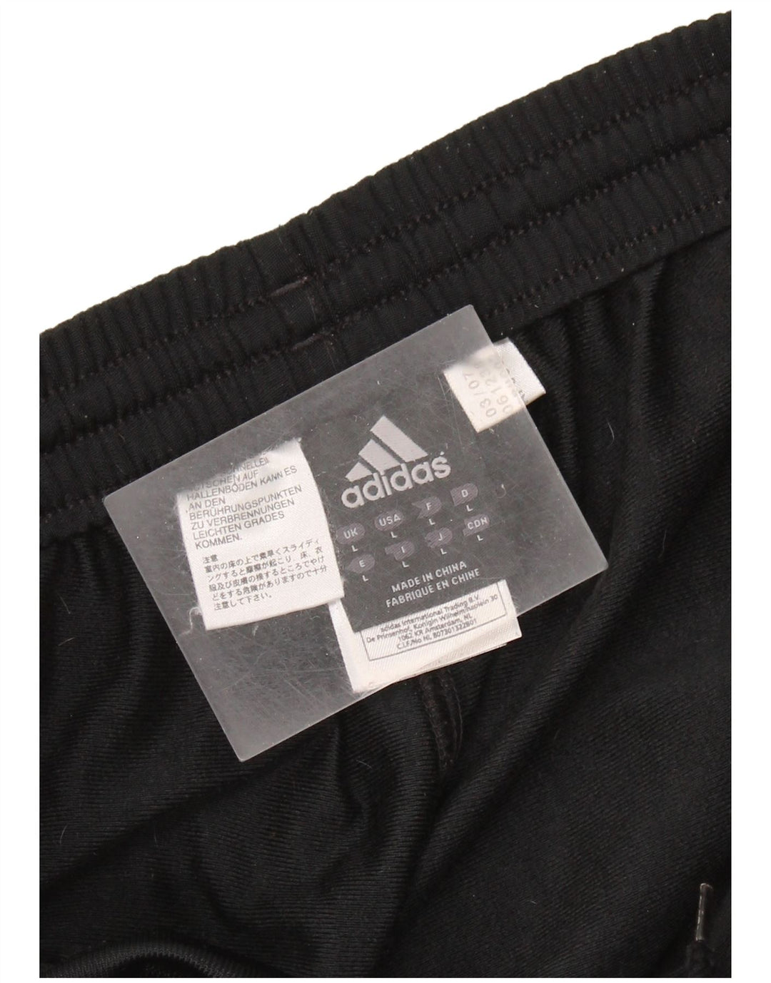 Ανδρική φόρμα Adidas Παντελόνι Joggers Μεγάλο Μαύρο Πολυεστέρα