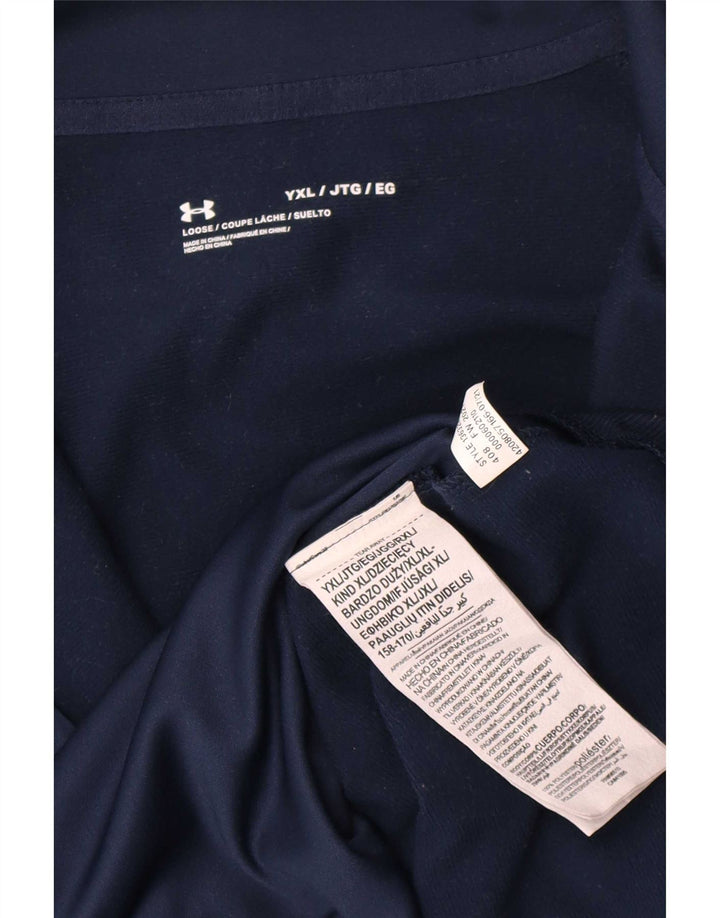 Under Armour Boys αθλητική φόρμα Top Jacket 13-14 Years XL Navy Blue Polyester