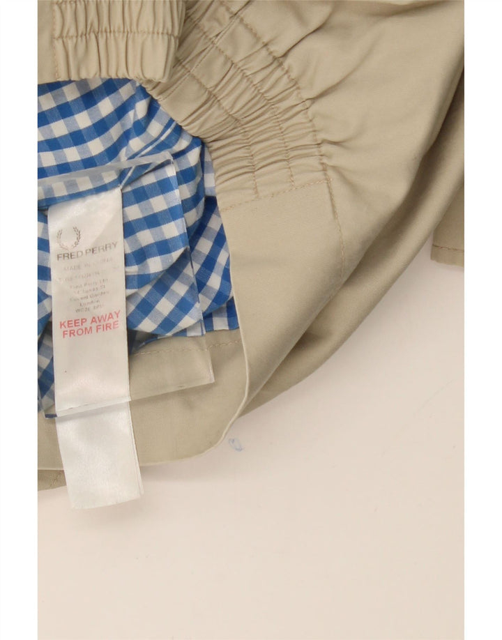 FRED PERRY Boys Bomber Jacket 7-8 Years Beige Vintage Fred Perry and Second-Hand Fred Perry from Messina Hembry 