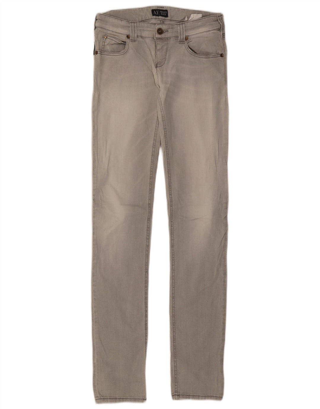 ARMANI Γυναικείο Slim Jeans W26 L32 Γκρι βαμβακερό