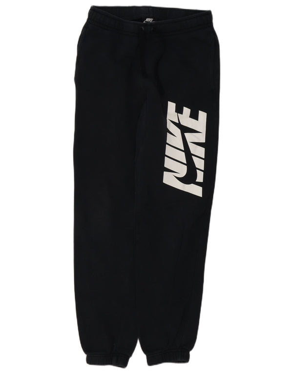 Γυναικεία αθλητική φόρμα Nike Graphic Joggers UK 4 XS Μαύρο βαμβακερό
