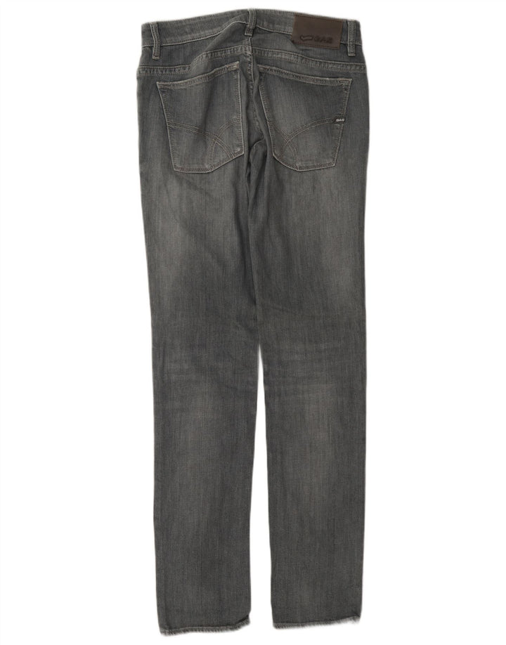 Gas Γυναικείο Slim Jeans W30 L34 Γκρι βαμβακερό