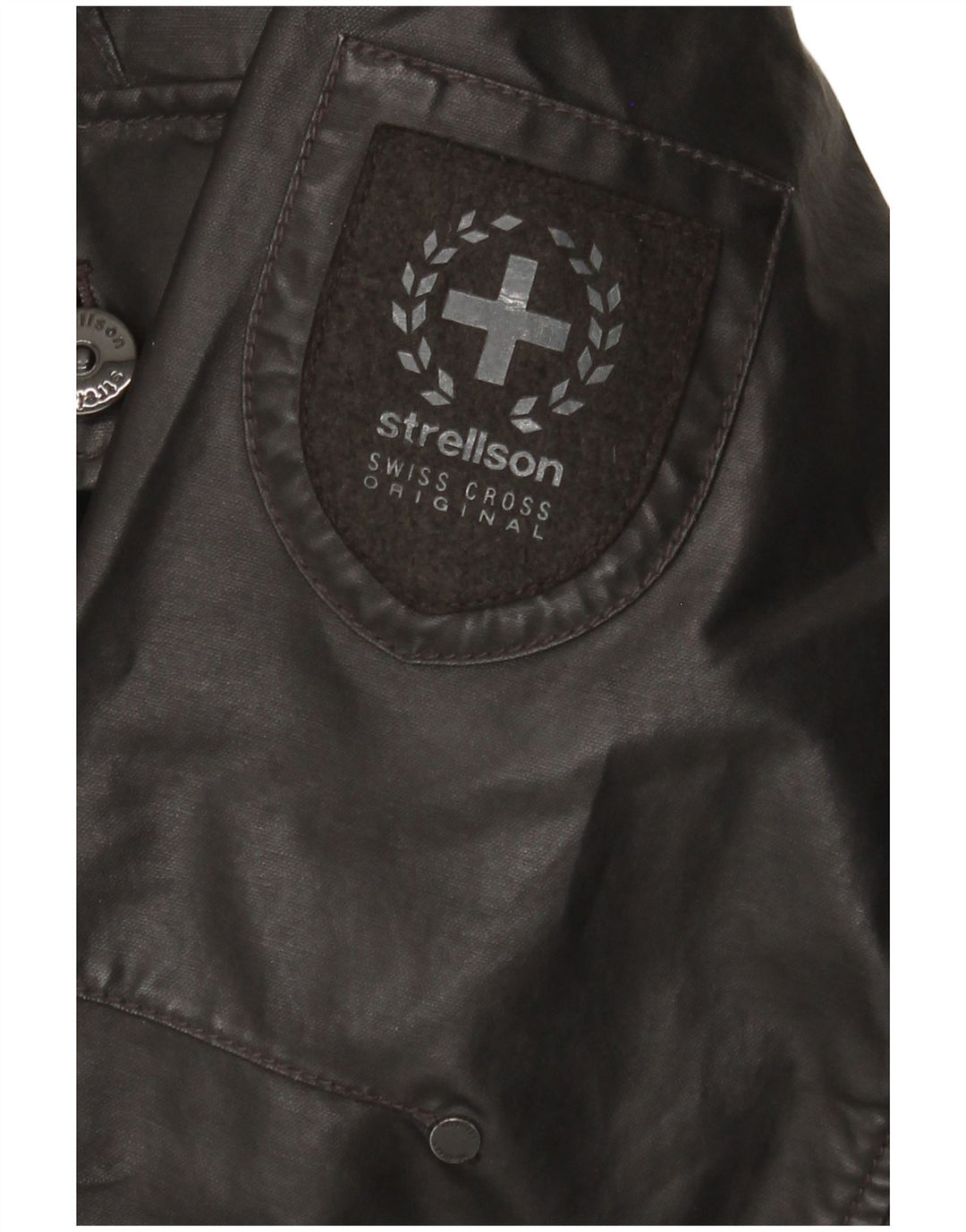 Strellson Ανδρικό Στρατιωτικό Μπουφάν UK 42 XL Μαύρο με κουκούλα