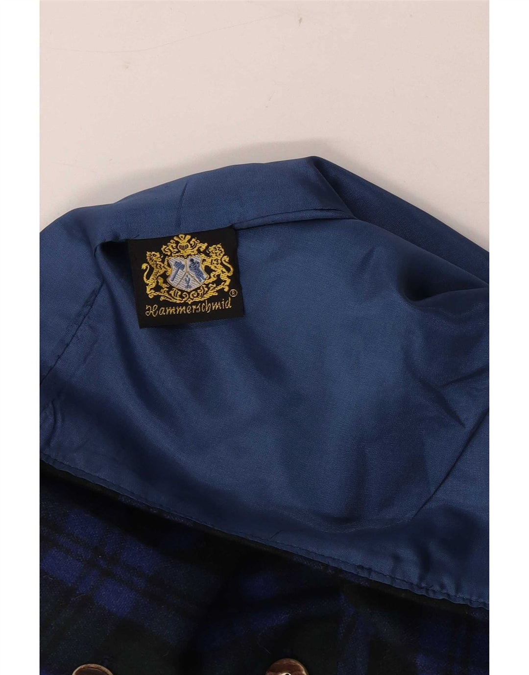 Hammerschmid Γυναικείο Γιλέκο UK 18 XL Μπλε Check Virgin Wool