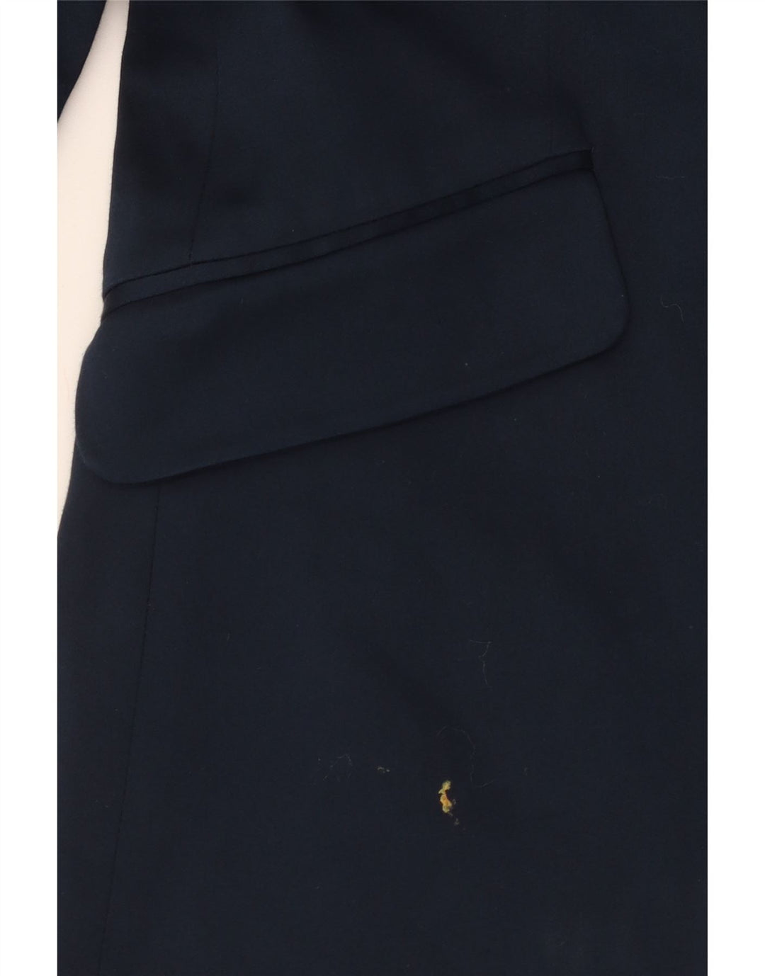 Marks & Spencer Γυναικείο μπλέιζερ με 1 κουμπί UK 10 Small Navy Blue Cotton