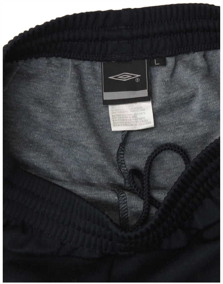Ανδρική φόρμα Umbro Παντελόνι Joggers Large Navy Blue Polyester