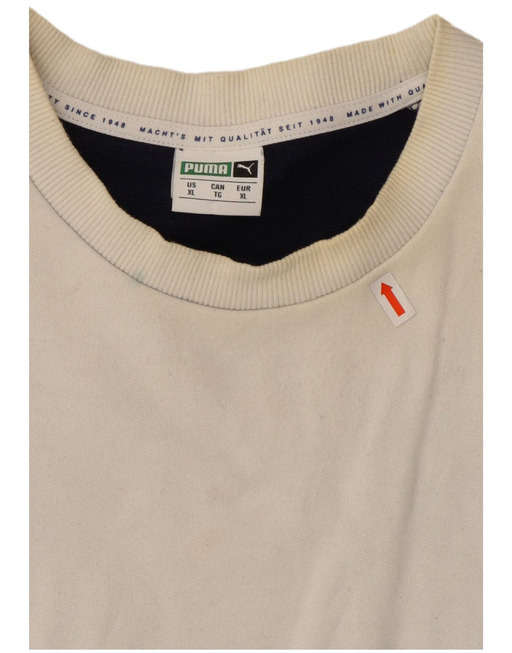 Ανδρικό φούτερ Puma Jumper XL Navy Blue Colourblock