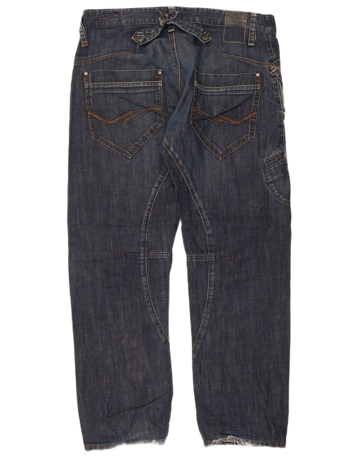 JACK & JONES Ανδρικό τζιν ίσιο W36 L29 Μπλε βαμβακερό
