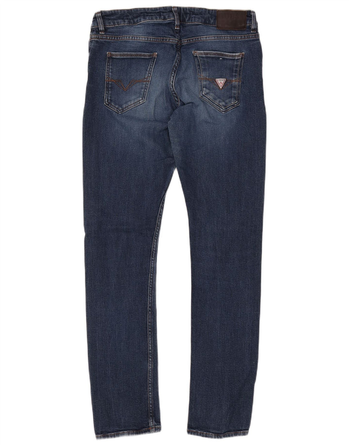 GUESS Γυναικείο Miami Skinny Jeans W34 L31 Blue Cotton