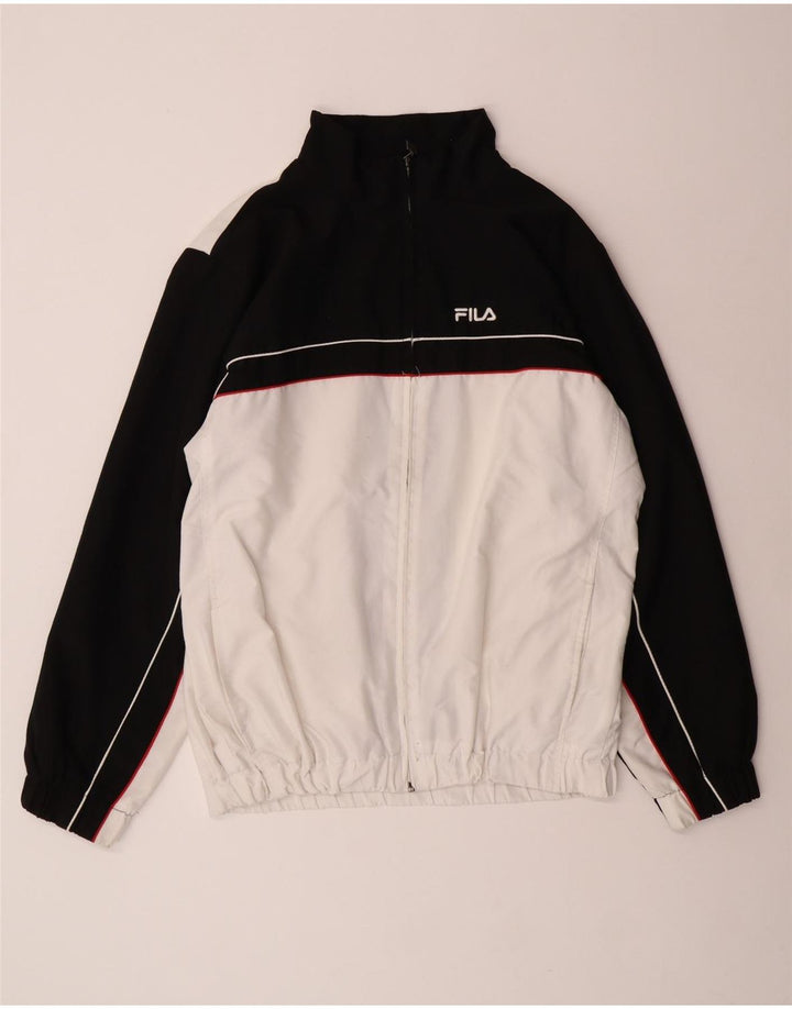 Ανδρική φόρμα Fila Top Jacket Large Off White Colourblock Polyester