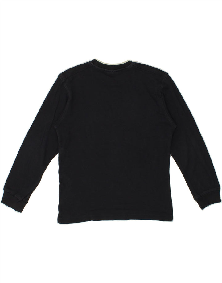 CHAMPION Boys Graphic Sweatshirt Jumper 9-10 Years Medium Navy Blue Vintage Champion and Second-Hand Champion from Messina Hembry 