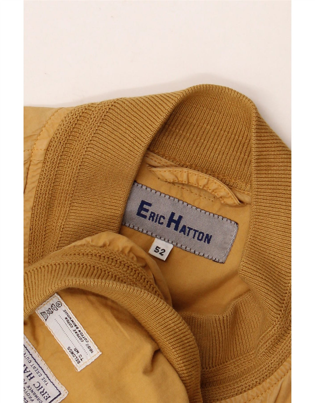 ERIC HATTON Ανδρικό μπουφάν Bomber IT 52 XL Καφέ Βαμβακερό