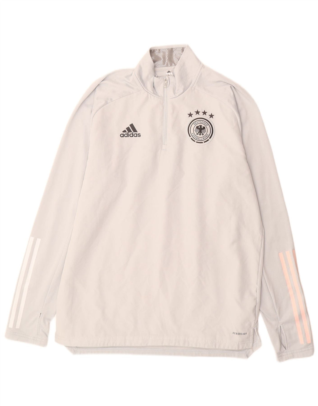 Ανδρική φόρμα φόρμας Adidas Deutscher Fussball Bund Top Medium Grey