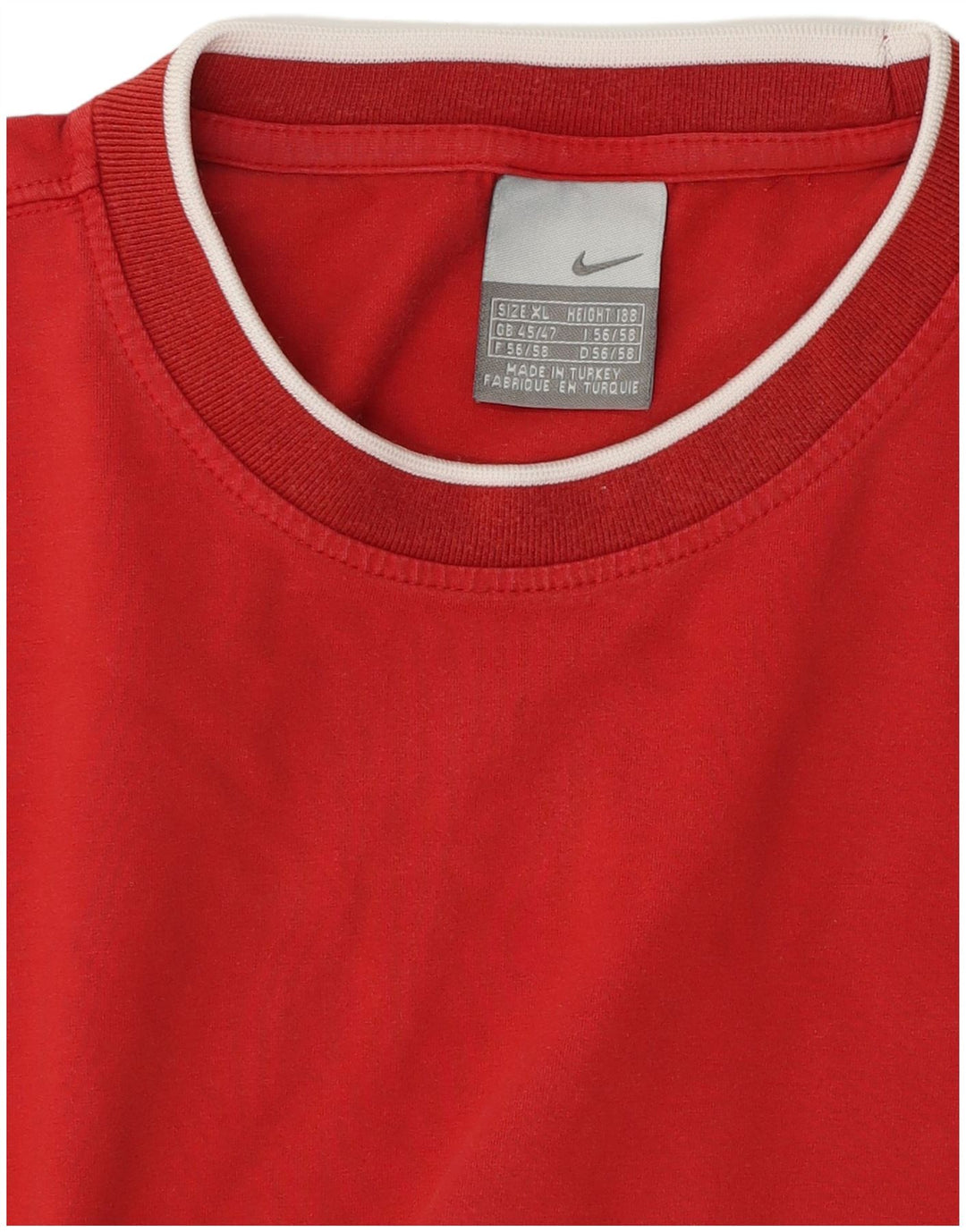 Ανδρικό T-Shirt Nike Top UK 45/47 XL Red Colourblock