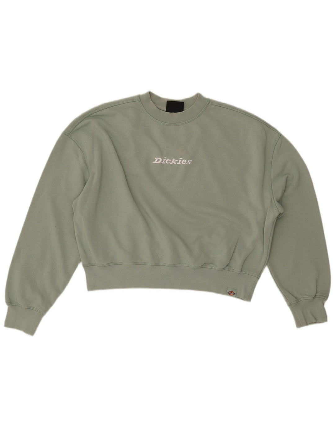 DICKIES Γυναικεία υπερμεγέθη Crop γραφική φούτερ Jumper UK 14 Medium Green