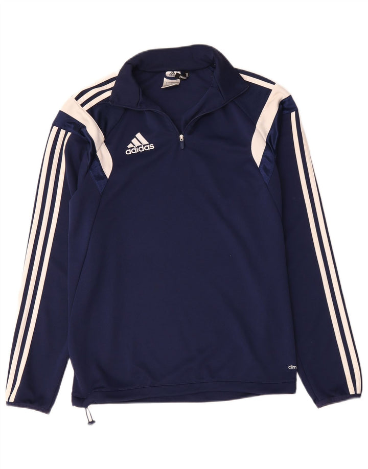 Adidas Ανδρική φόρμα πουλόβερ Climacool Top Small Navy Blue Colourblock