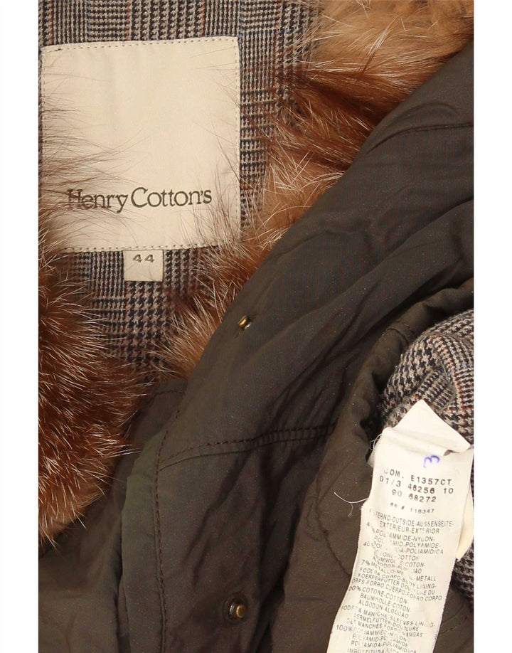 Henry Cottons Γυναικείο Μπουφάν Parka IT 44 Medium Green Nylon