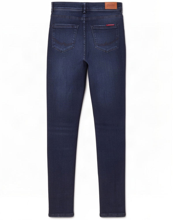 Superdry Γυναικεία Skinny Jeans W32 L32 Navy Blue Cotton