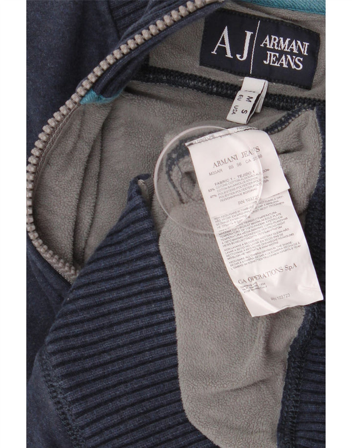 Armani Jeans Ανδρική αθλητική φόρμα Top Jacket Medium Navy Blue Cotton