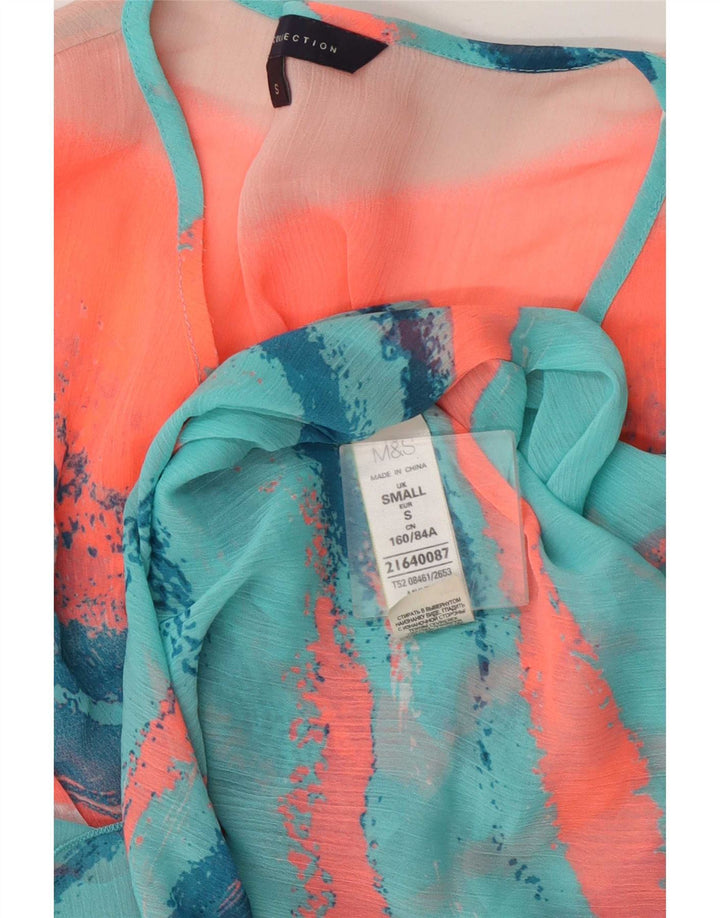 Marks & Spencer Womens See Through Kaftan UK 10 Small πολύχρωμο