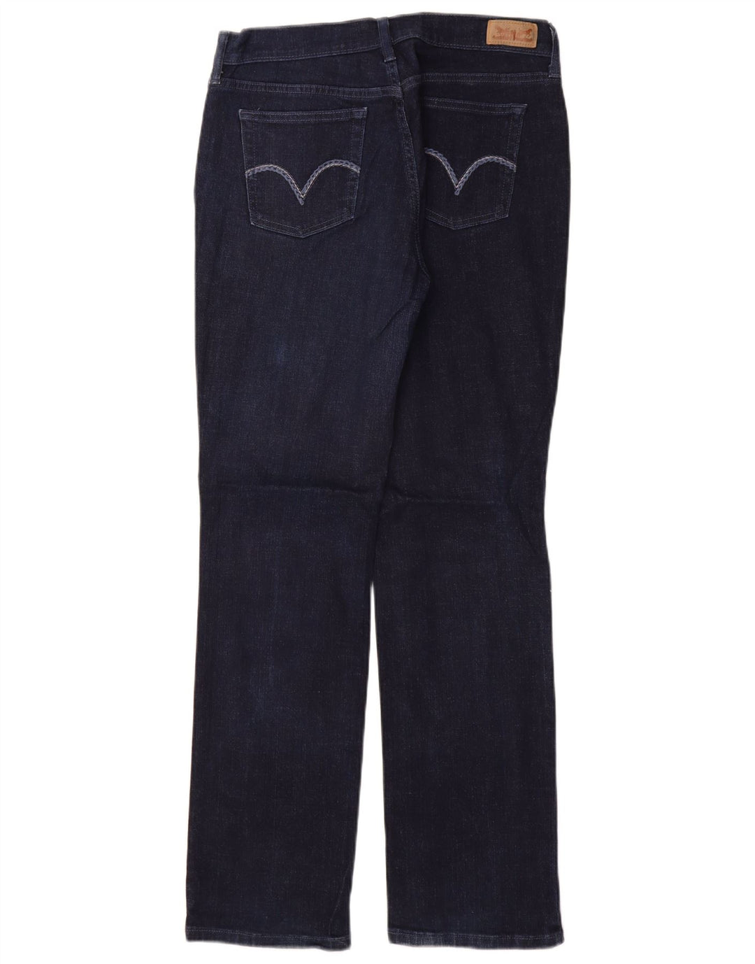 LEVI'S Γυναικείο ίσιο τζιν US 8 Medium W29 L32 Navy Blue Cotton
