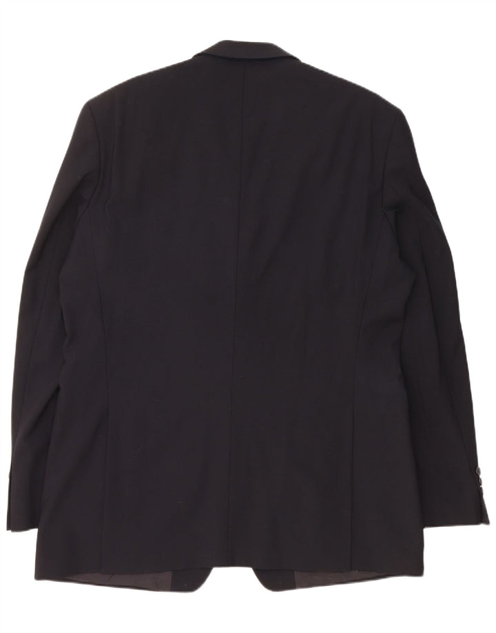Hugo Boss Ανδρικό σακάκι μπλέιζερ με 2 κουμπιά EU 54 2XL Navy Blue Virgin Wool