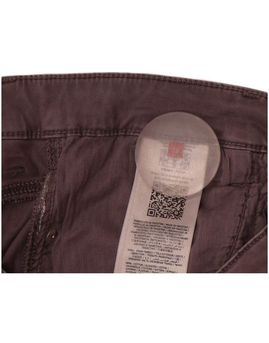 GUESS Γυναικείο Skinny Casual Παντελόνι W28 L30 Γκρι Βαμβακερό