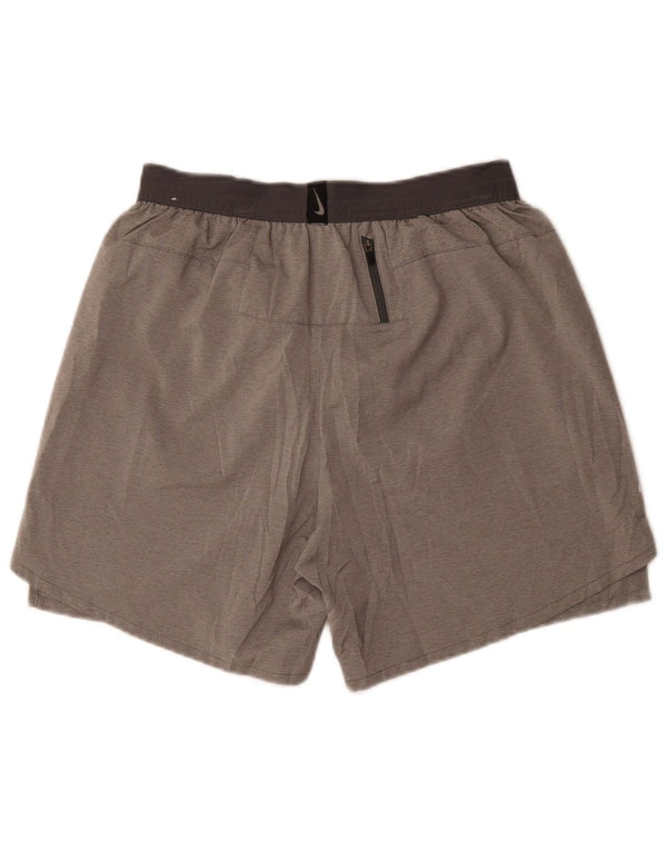 Nike Mens Dri Fit Sport Shorts Medium  Grey Polyester