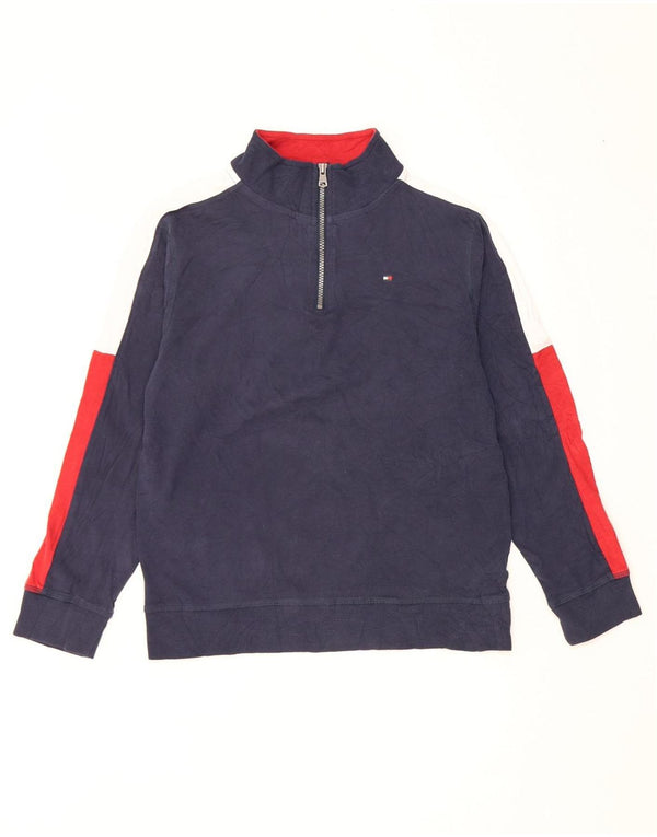 Tommy Hilfiger Boys Φούτερ Jumper 15-16 ετών Large Navy Blue