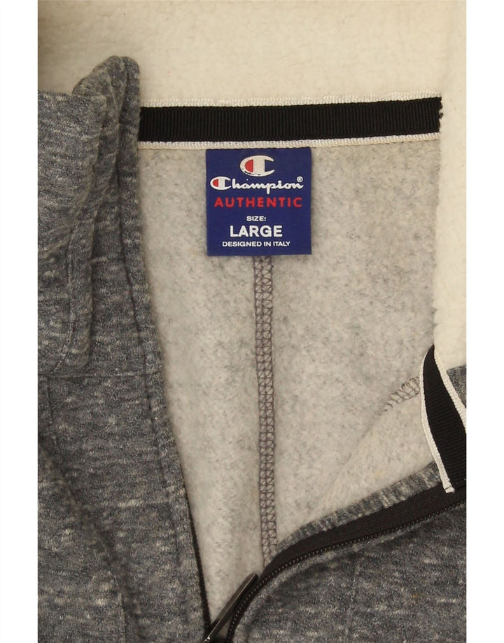 Γυναικεία αθλητική φόρμα Champion Top Jacket UK 14 Large Grey Flecked