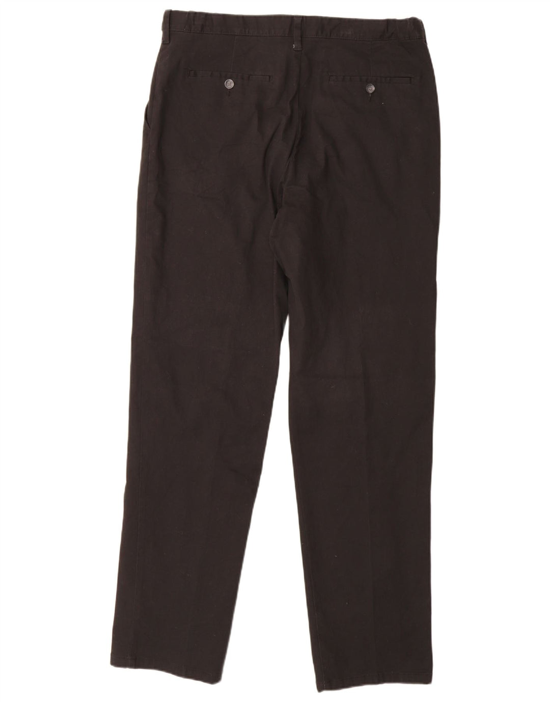 MARKS & SPENCER Ανδρικό παντελόνι Chino με κανονική εφαρμογή W36 L33 μαύρο βαμβακερό