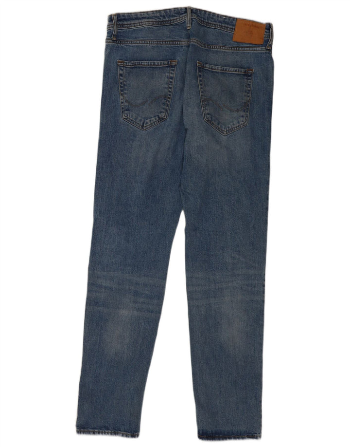 Jack & Jones Ανδρικό Slim Jeans W34 L34 Μπλε βαμβακερό
