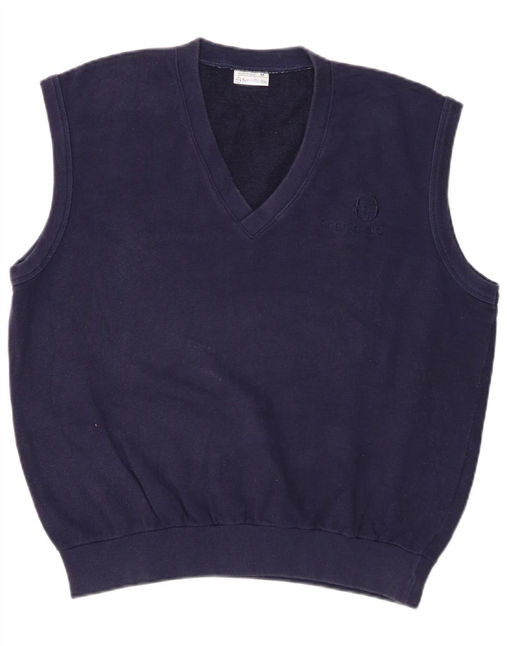 Sergio Tacchini Ανδρικό γιλέκο Tank Top Μεσαίο Navy Μπλε Βαμβακερό