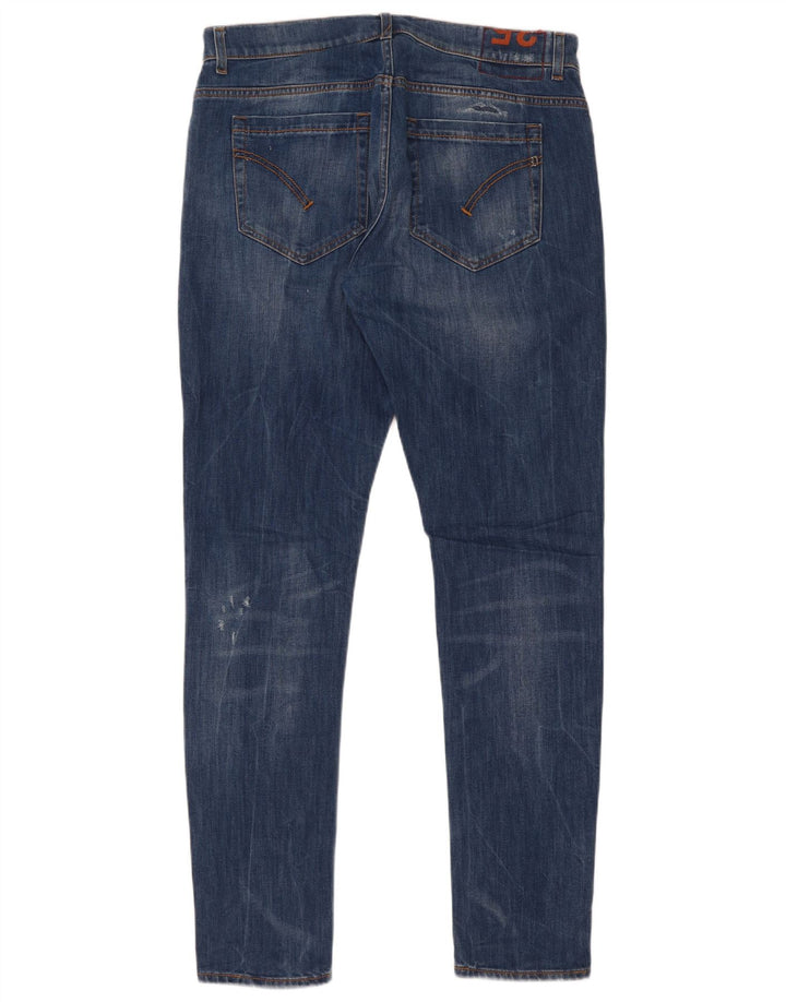 Ανδρικό Dondup Distressed Slim Jeans W35 L33 Μπλε βαμβακερό