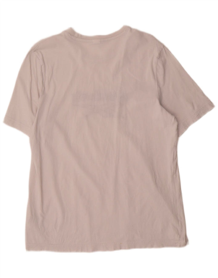 Ανδρικό γραφικό T-Shirt Reebok Top Μικρό λευκό βαμβακερό