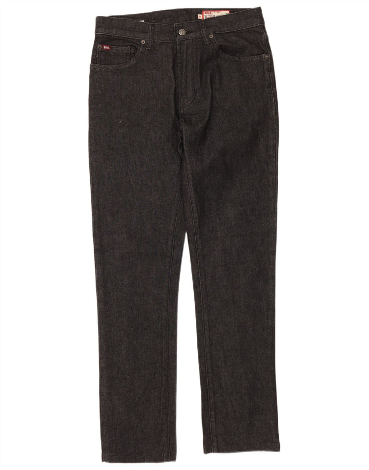 RIFLE Γυναικείο Bruce Regular Straight Jeans W31 L32 Μαύρο βαμβακερό