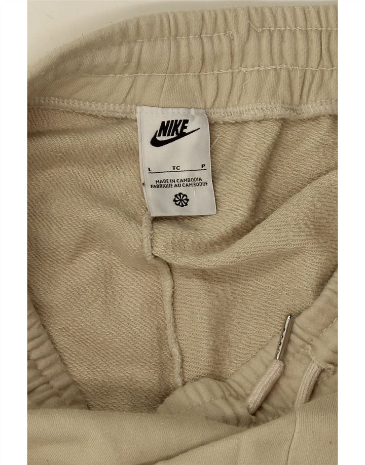 Ανδρικό γραφικό αθλητικό σορτς Nike μεγάλο μπεζ